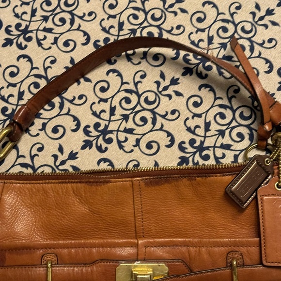 VINTAGE COACH LEATHER CHELSEA ASHLYNN HOBO BAG - Picture 5 of 15